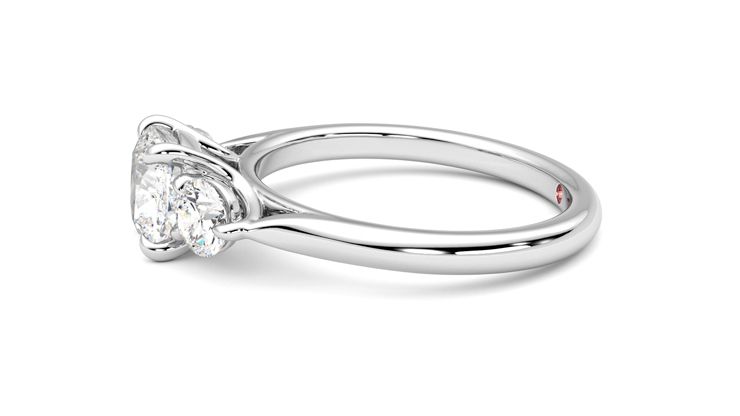 Taylor & Hart Destiny Cushion Engagement Ring 360 degree image 21