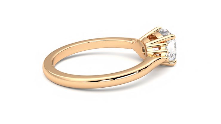 Taylor & Hart Divinity Cushion Engagement Ring 360 degree image 11