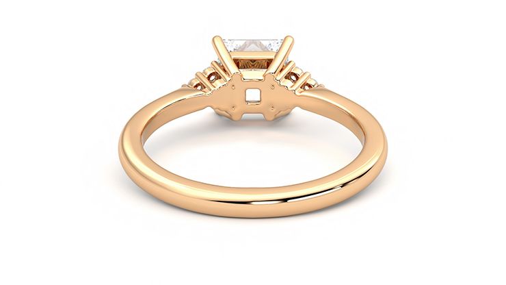 Taylor & Hart Divinity Princess Engagement Ring 360 degree image 15