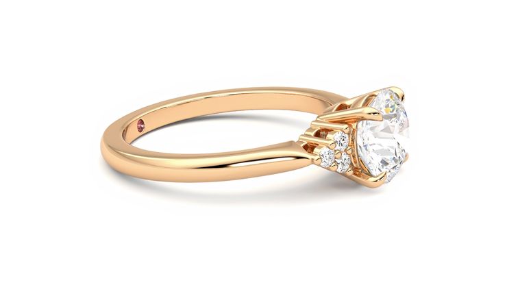 Taylor & Hart Divinity Round Engagement Ring 360 degree image 8