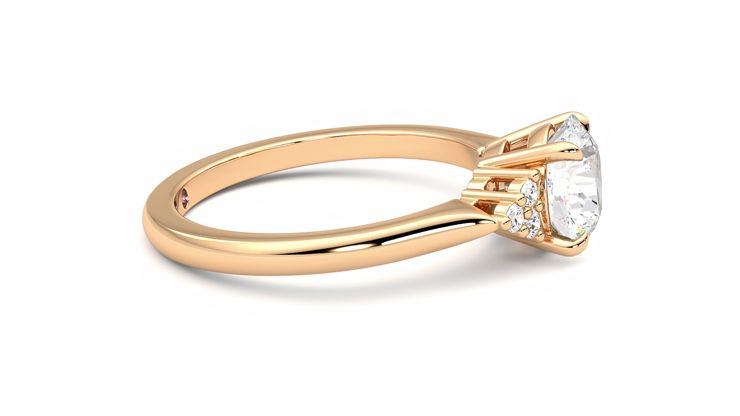 Taylor & Hart Divinity Round Engagement Ring 360 degree image 9