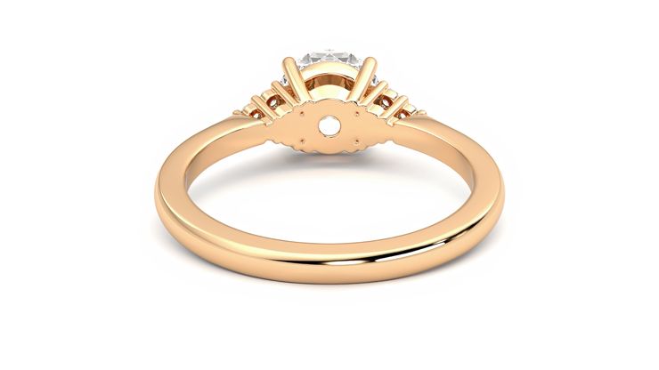 Taylor & Hart Divinity Round Engagement Ring 360 degree image 15