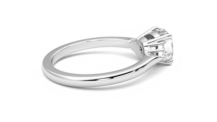 Taylor & Hart Divinity Cushion Engagement Ring 360 degree image 11