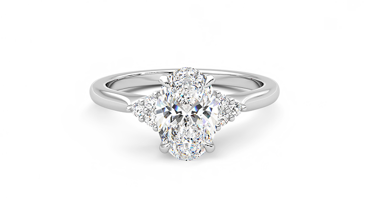 Taylor & Hart Divinity Oval Engagement Ring 360 detail 01