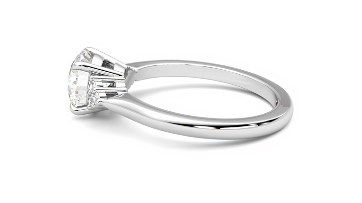 Taylor & Hart Divinity Round Engagement Ring 360 degree image 20