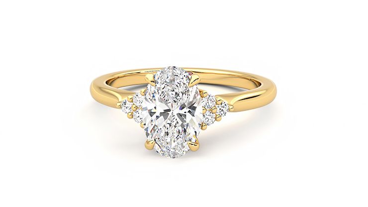 Taylor & Hart Divinity Oval Engagement Ring 360 degree image 27