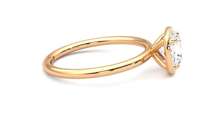 Taylor & Hart Dove Cushion Engagement Ring 360 degree image 9
