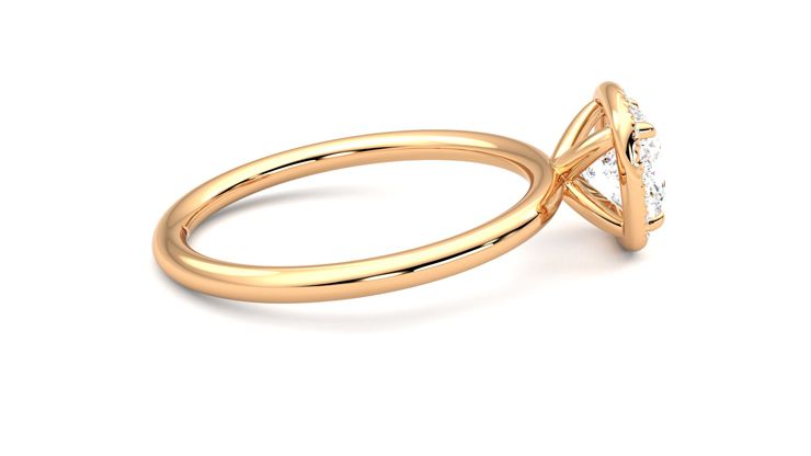 Taylor & Hart Dove Cushion Engagement Ring 360 degree image 10