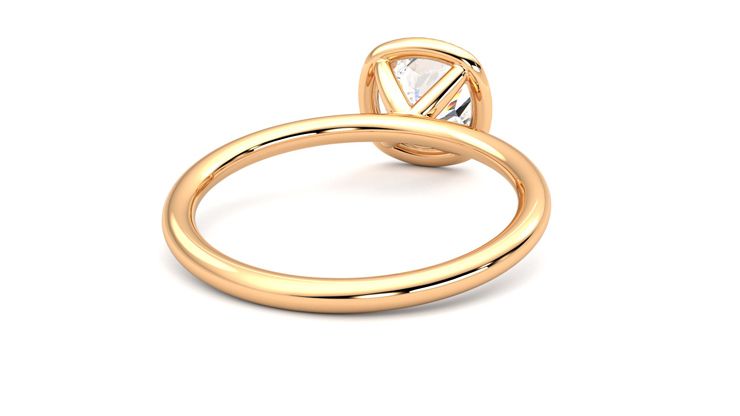 Taylor & Hart Dove Cushion Engagement Ring 360 degree image 14
