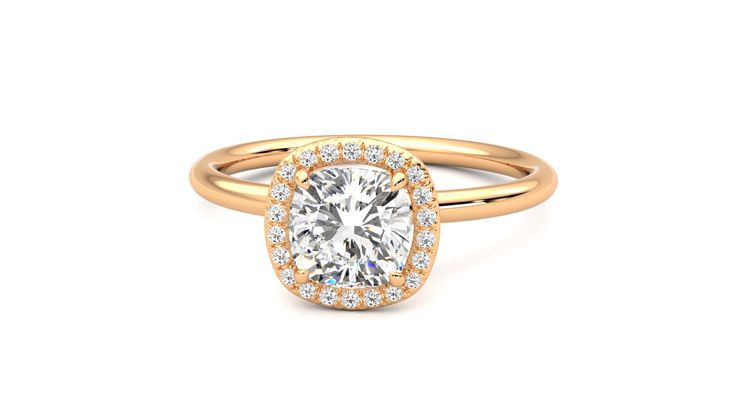 Taylor & Hart Dove Cushion Engagement Ring 360 degree image 28