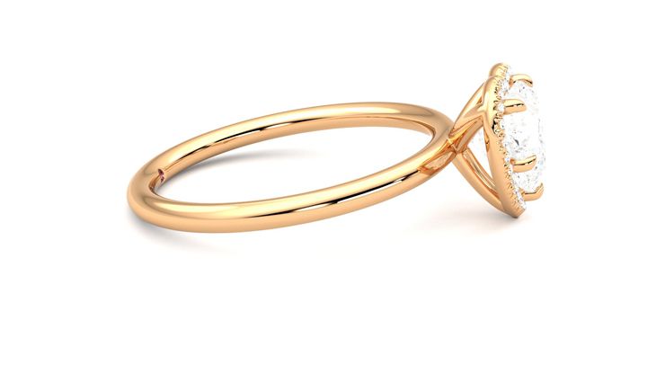 Taylor & Hart Dove Heart Engagement Ring 360 degree image 9