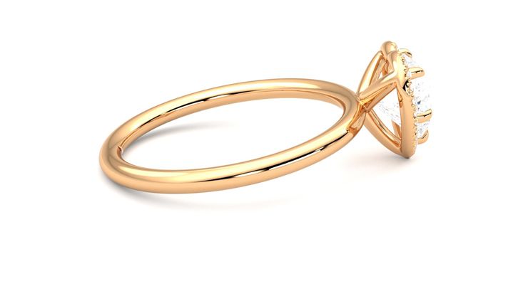 Taylor & Hart Dove Heart Engagement Ring 360 degree image 10