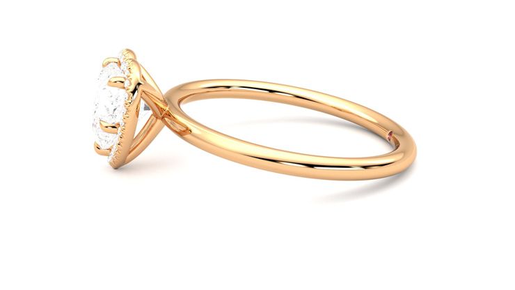 Taylor & Hart Dove Heart Engagement Ring 360 degree image 21