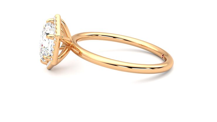 Taylor & Hart Dove Hexagonal Engagement Ring 360 degree image 21