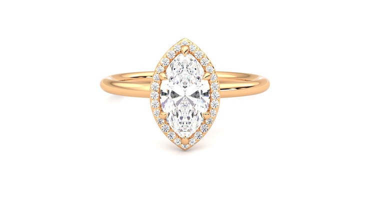 Taylor & Hart Dove Marquise Engagement Ring 360 detail 01