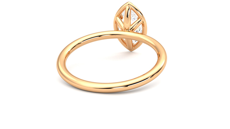 Taylor & Hart Dove Marquise Engagement Ring 360 degree image 14