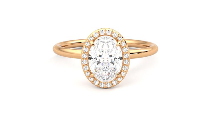 Taylor & Hart Dove Oval Engagement Ring 360 degree image 0