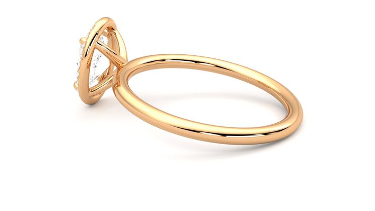 Taylor & Hart Dove Oval Engagement Ring 360 degree image 19