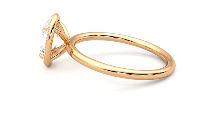 Taylor & Hart Dove Oval Engagement Ring 360 degree image 20