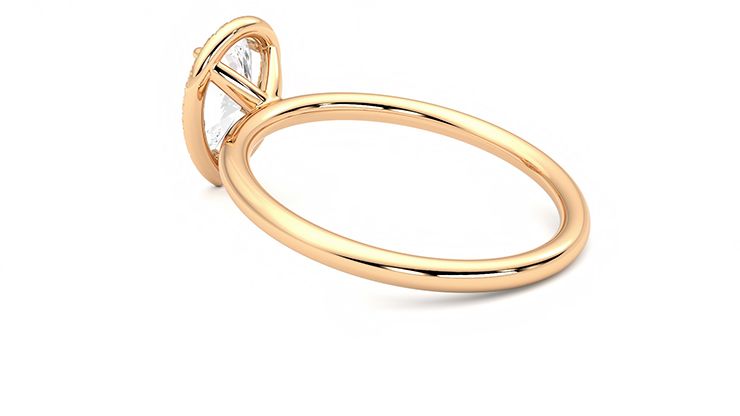 Taylor & Hart Dove Pear Engagement Ring 360 degree image 18