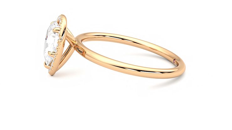Taylor & Hart Dove Pear Engagement Ring 360 degree image 21