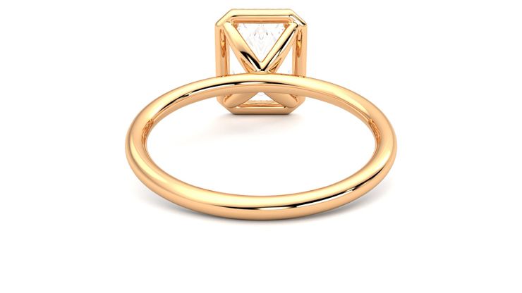 Taylor & Hart Dove Radiant Engagement Ring 360 degree image 15