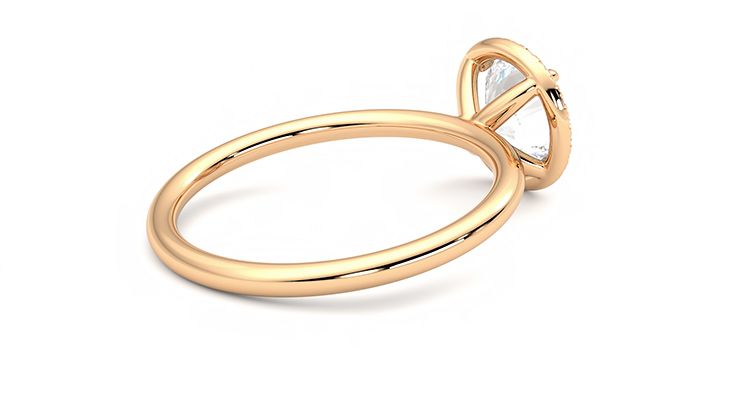 Taylor & Hart Dove Round Engagement Ring 360 degree image 12