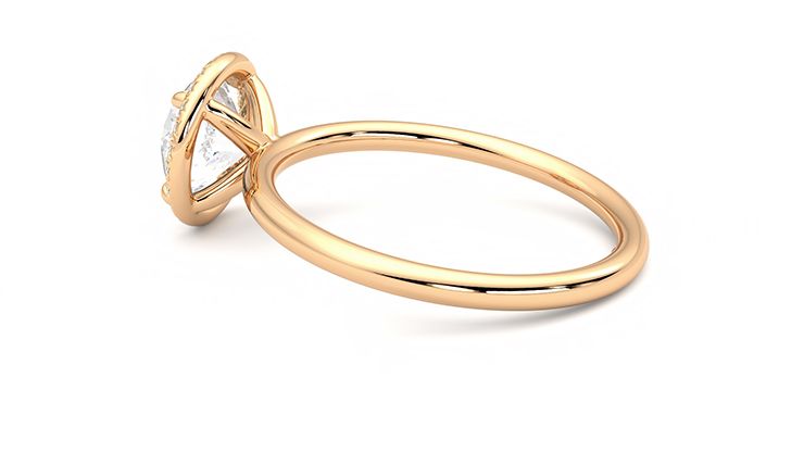 Taylor & Hart Dove Round Engagement Ring 360 degree image 19