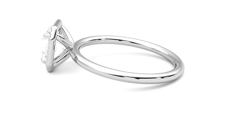 Taylor & Hart Dove Asscher Engagement Ring 360 degree image 20
