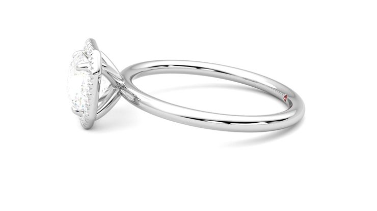 Taylor & Hart Dove Asscher Engagement Ring 360 degree image 21