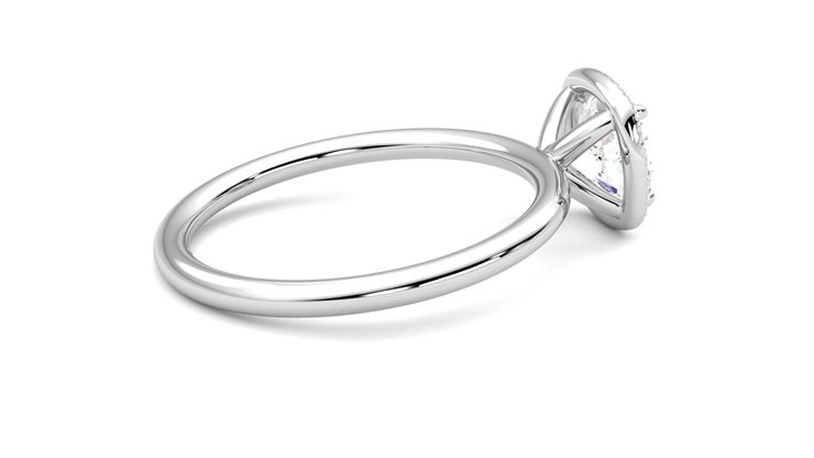 Taylor & Hart Dove Cushion Engagement Ring 360 degree image 11
