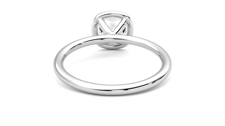 Taylor & Hart Dove Cushion Engagement Ring 360 degree image 15