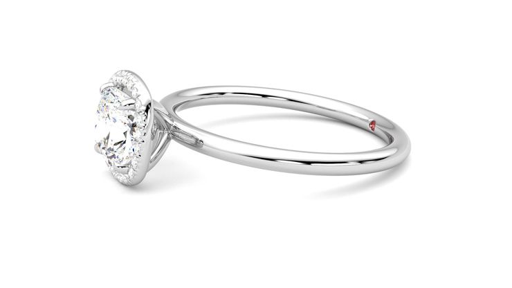 Taylor & Hart Dove Cushion Engagement Ring 360 degree image 22