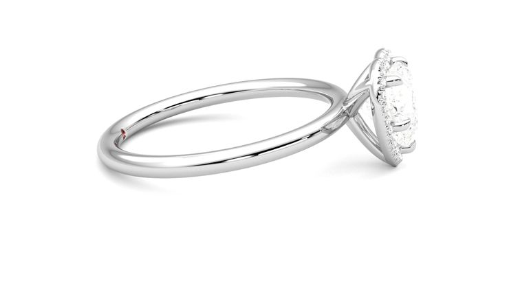 Taylor & Hart Dove Heart Engagement Ring 360 degree image 9