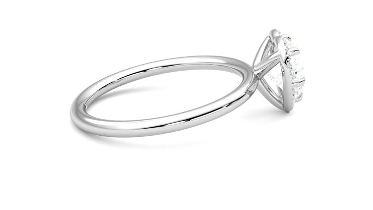 Taylor & Hart Dove Heart Engagement Ring 360 degree image 10