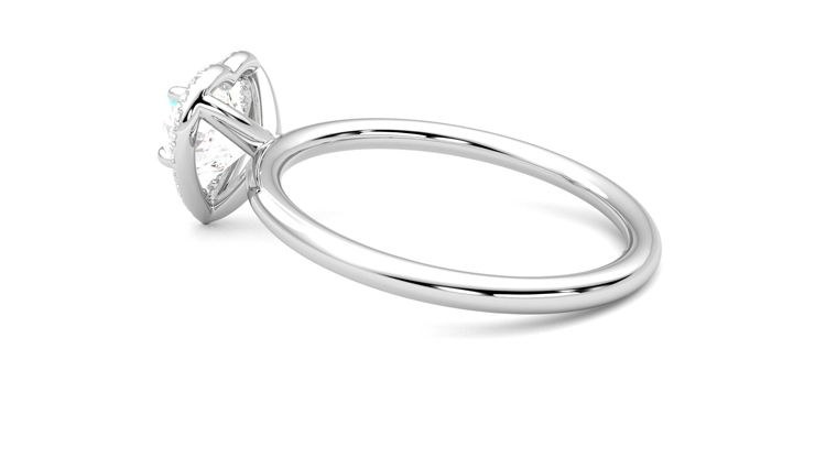 Taylor & Hart Dove Heart Engagement Ring 360 degree image 19
