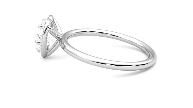 Taylor & Hart Dove Heart Engagement Ring 360 degree image 20