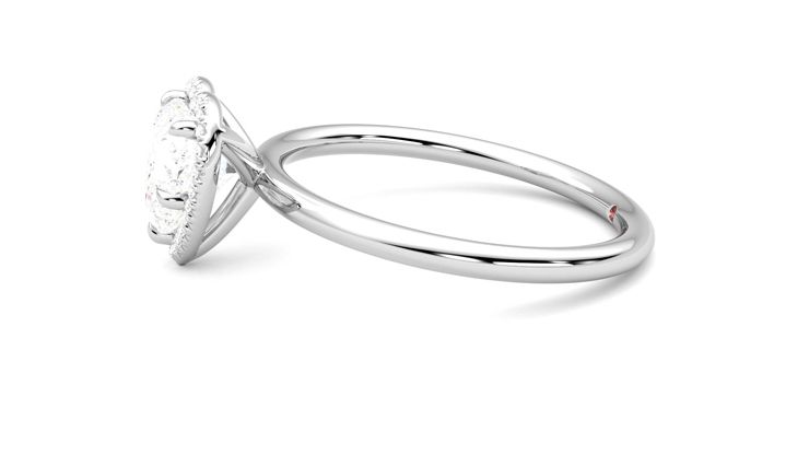 Taylor & Hart Dove Heart Engagement Ring 360 degree image 21
