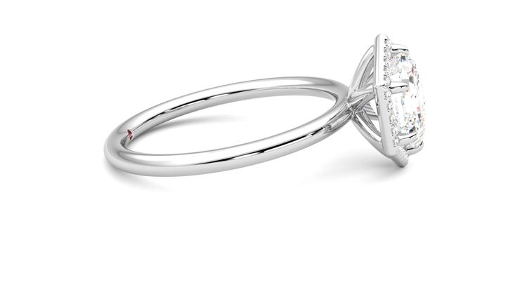 Taylor & Hart Dove Hexagonal Engagement Ring 360 degree image 9