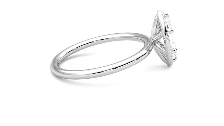 Taylor & Hart Dove Marquise Engagement Ring 360 degree image 10