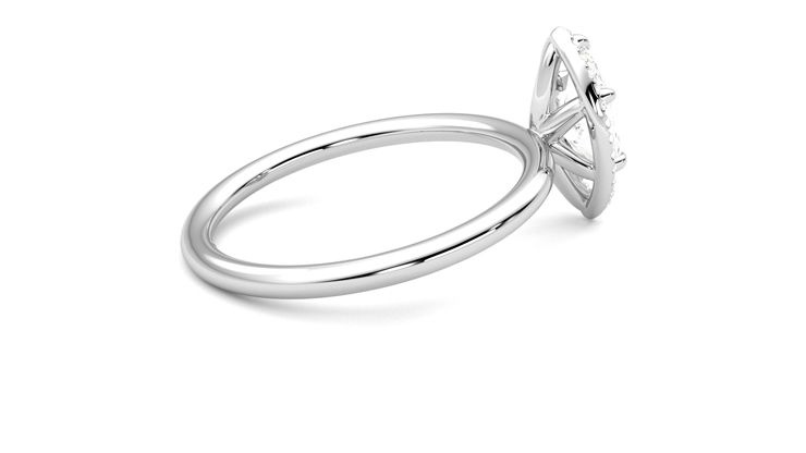 Taylor & Hart Dove Marquise Engagement Ring 360 degree image 11