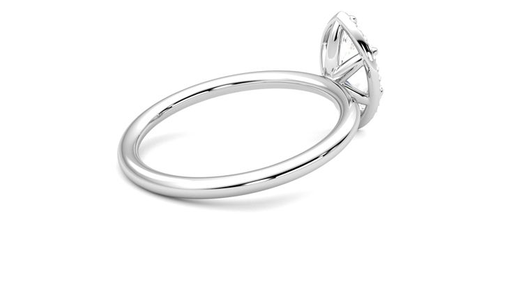 Taylor & Hart Dove Marquise Engagement Ring 360 degree image 12