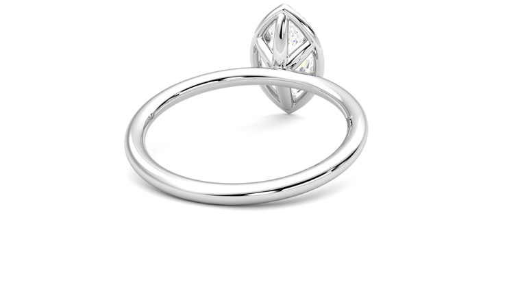 Taylor & Hart Dove Marquise Engagement Ring 360 degree image 14