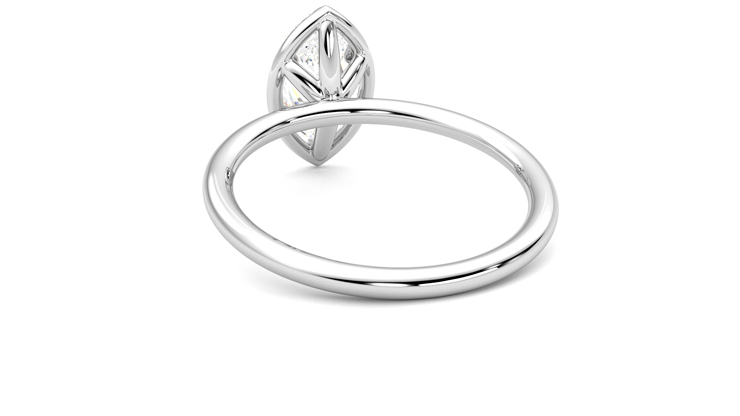 Taylor & Hart Dove Marquise Engagement Ring 360 degree image 16