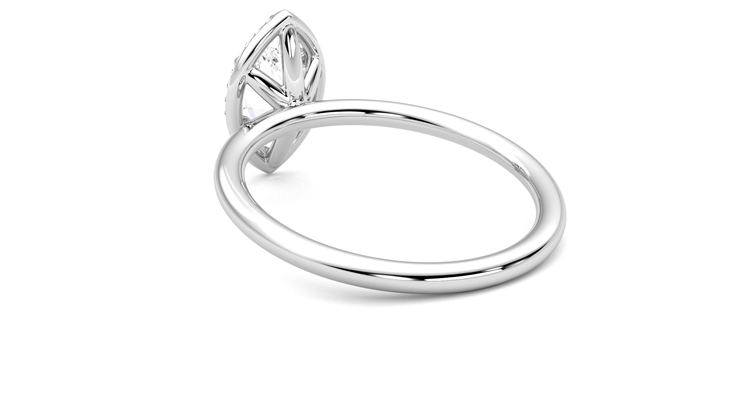 Taylor & Hart Dove Marquise Engagement Ring 360 degree image 17