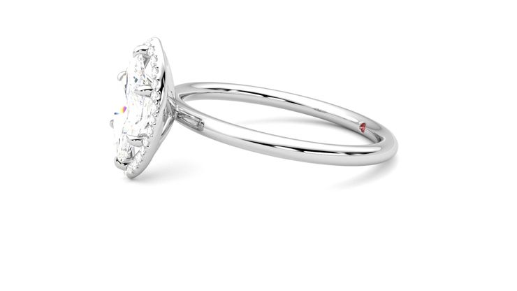 Taylor & Hart Dove Marquise Engagement Ring 360 degree image 22