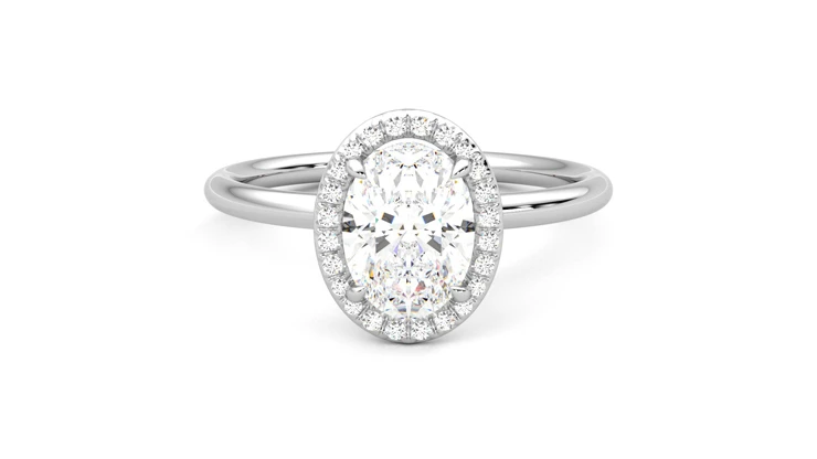 Taylor & Hart Dove Oval Engagement Ring 360 detail 01