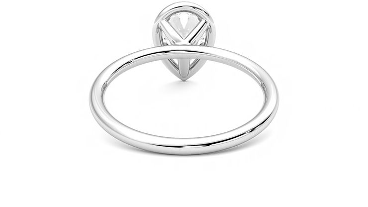 Taylor & Hart Dove Pear Engagement Ring 360 degree image 15