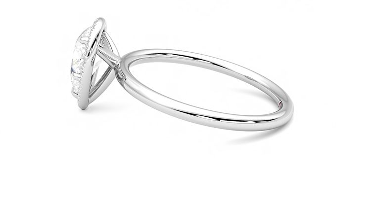Taylor & Hart Dove Pear Engagement Ring 360 degree image 20