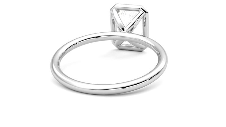Taylor & Hart Dove Radiant Engagement Ring 360 degree image 14